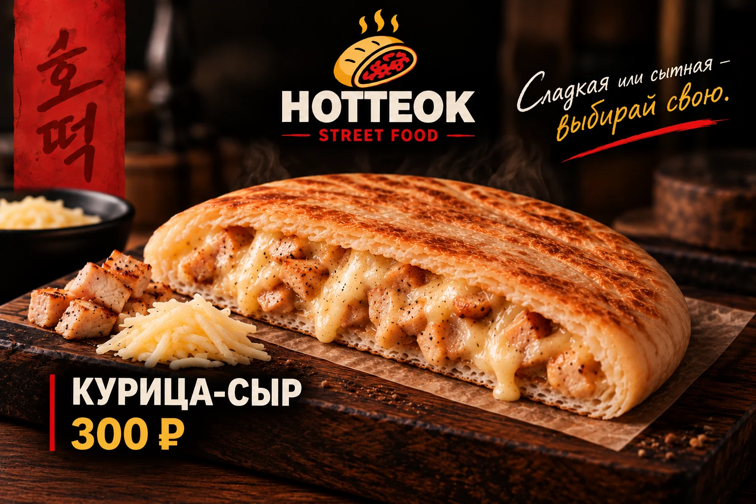 Хотток Курица-сыр