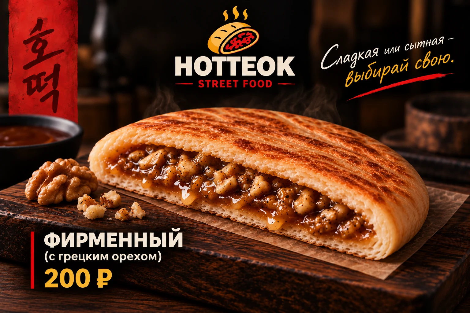 Хотток Фирменный (с грецким орехом)